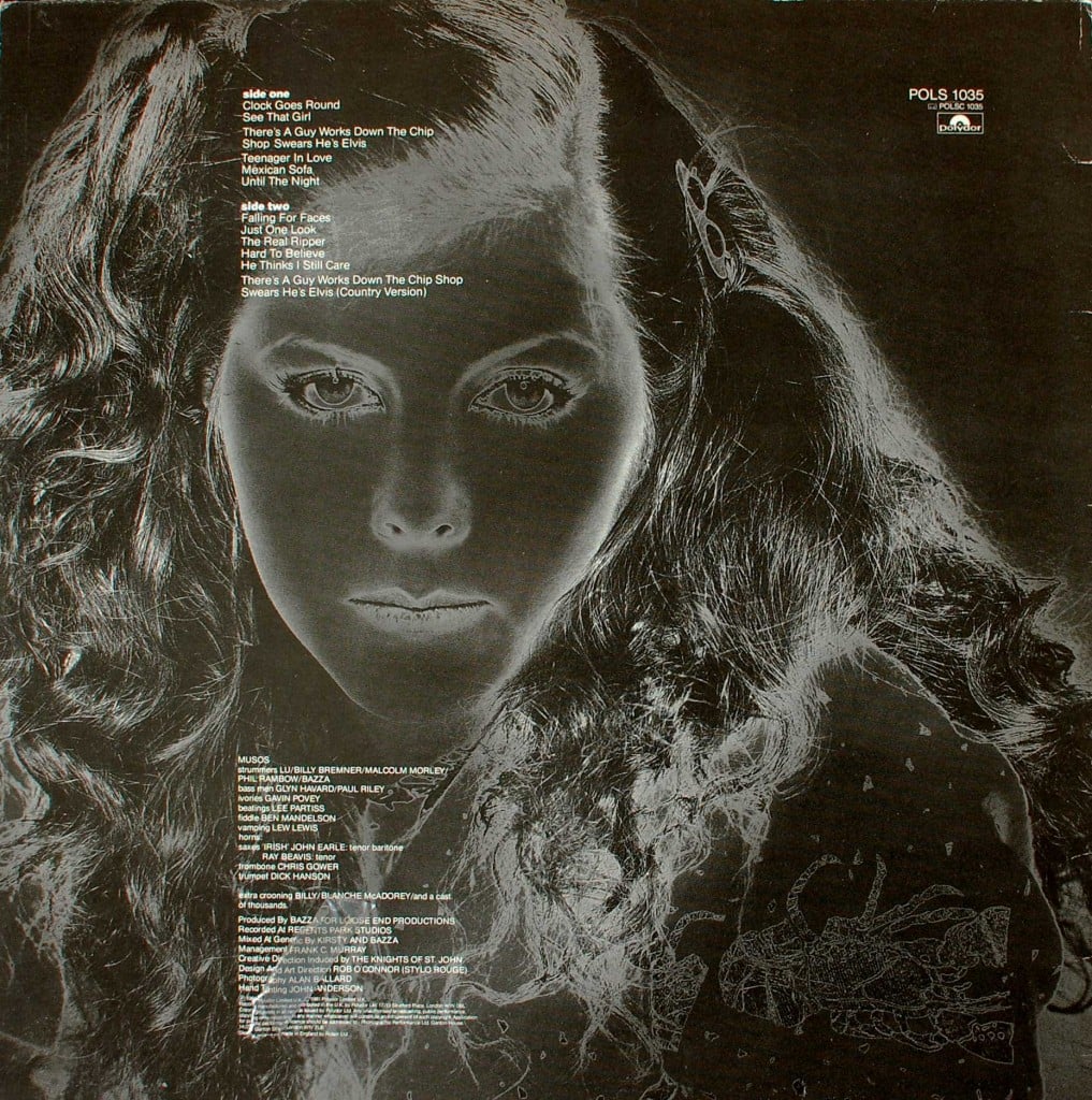 Desperate Character (1981 LP) back cover