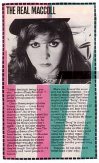 Smash Hits article, 1983